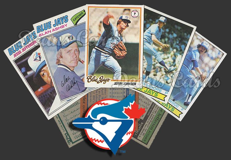 1977 Topps -79 Toronto Blue Jays 30 Card Team Starter Set / Lot